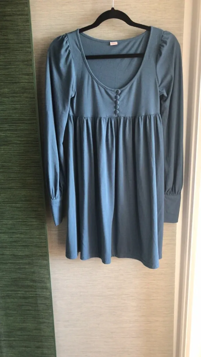 Robe 3Suisses bleu canard