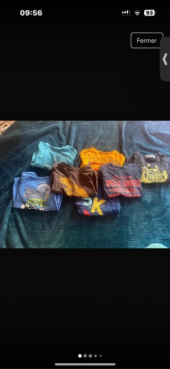 Lot tee shirts manches longues