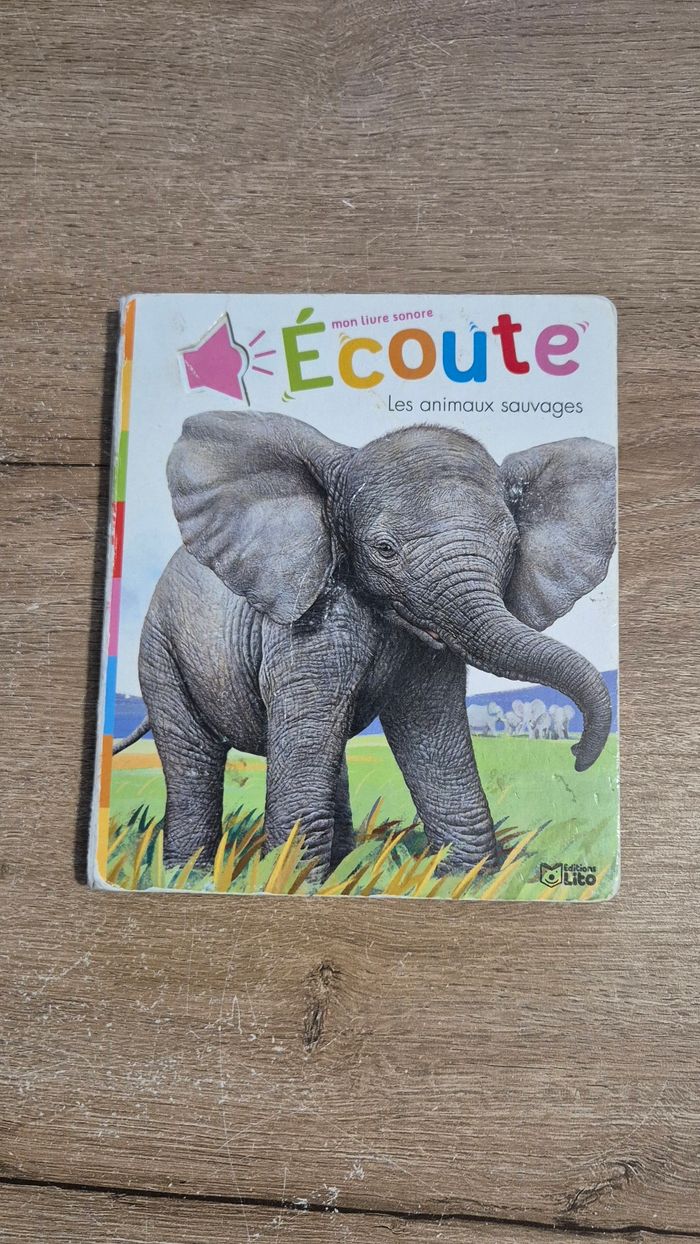 Livre sonore Les animaux sauvages