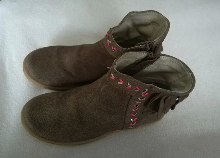 Boots vert baudet fille 34