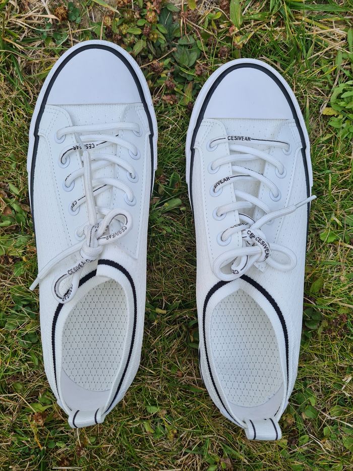 Basket en toile taille 41 - photo numéro 5