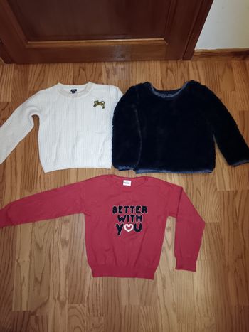 Lot 5 ans pulls chauds TAO etc