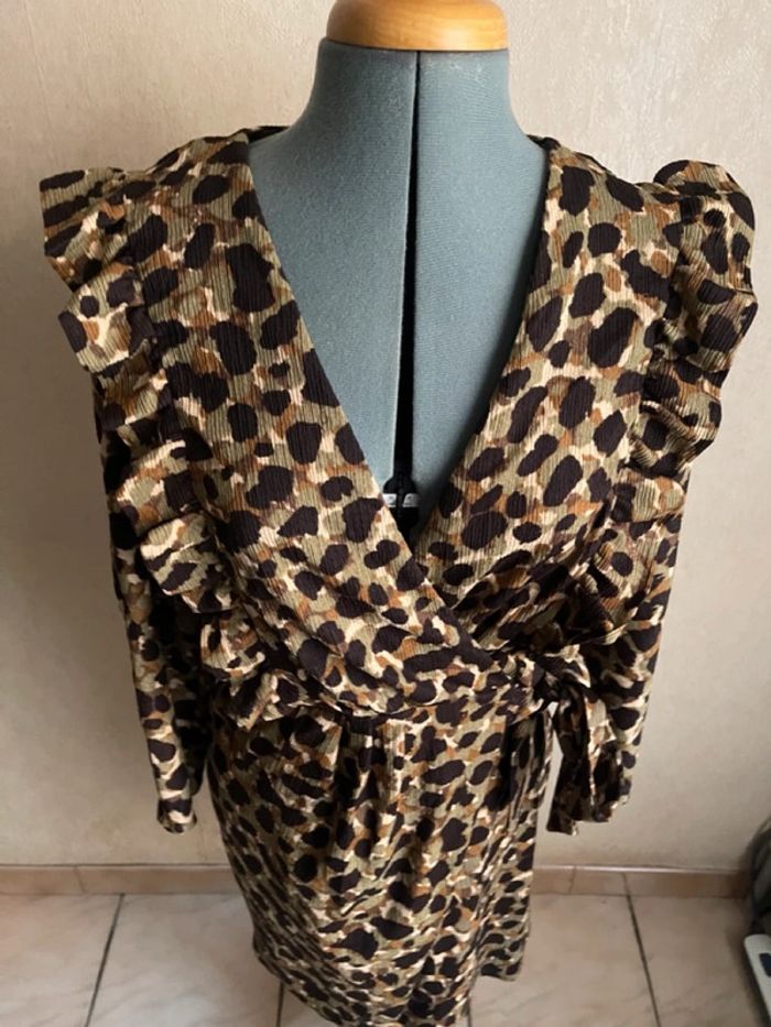 Petite robe imprimé en maille 38 - photo numéro 4