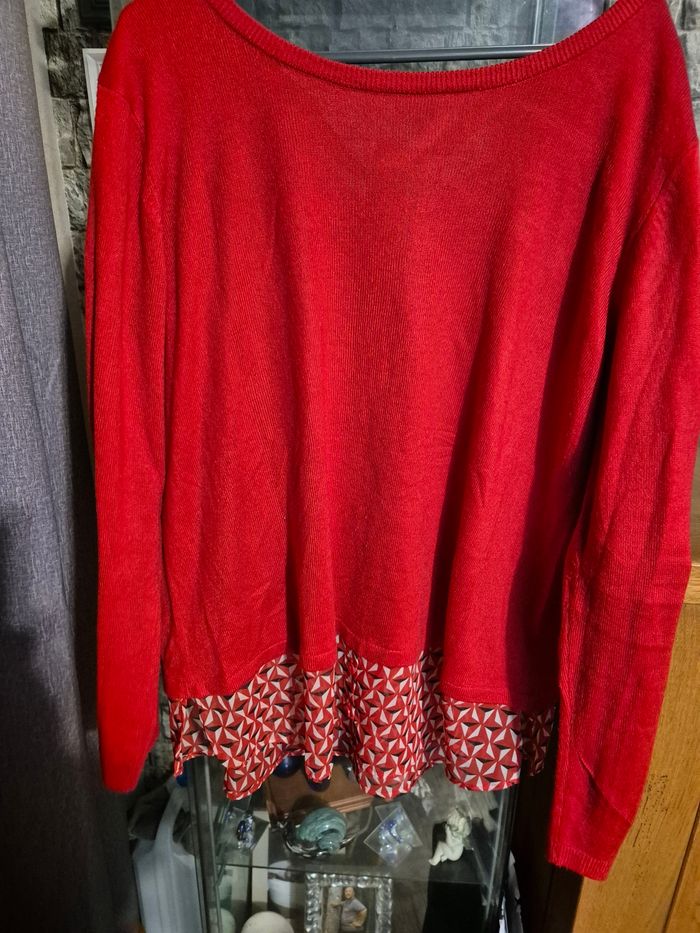 Pull semi matiere