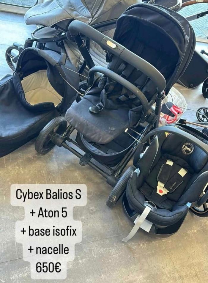 Base isofix et siège coque aton 5 cybex - photo numéro 2