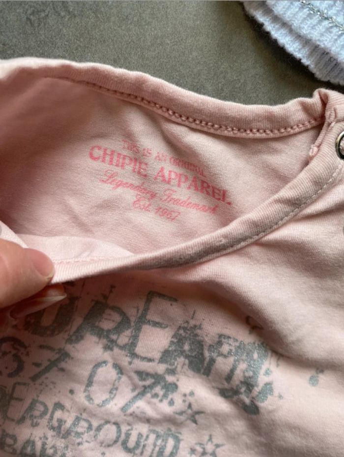 Ensemble tee-shirt + gilet Chipie 6 mois - photo numéro 6