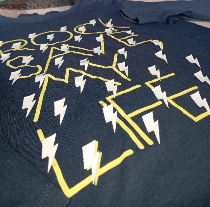 T-shirt manches longues Rock save my life 7/8 ans - photo numéro 3