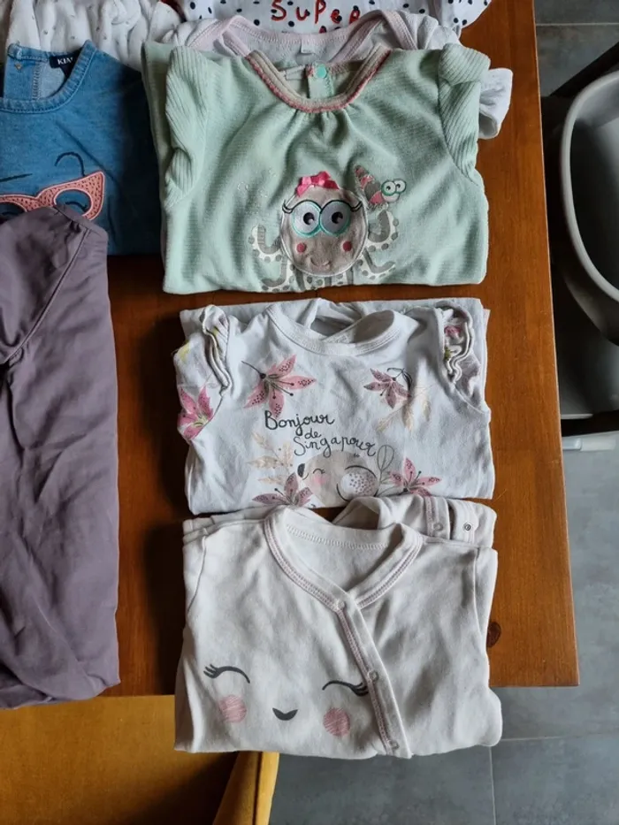 Lot vêtements bébé fille 12 mois - photo numéro 5