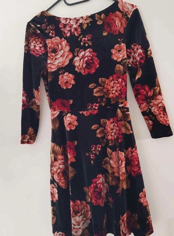 Robe velour dos  nue taille 36