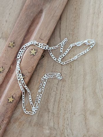 Chaine en argent 925 maille figaro 2mm