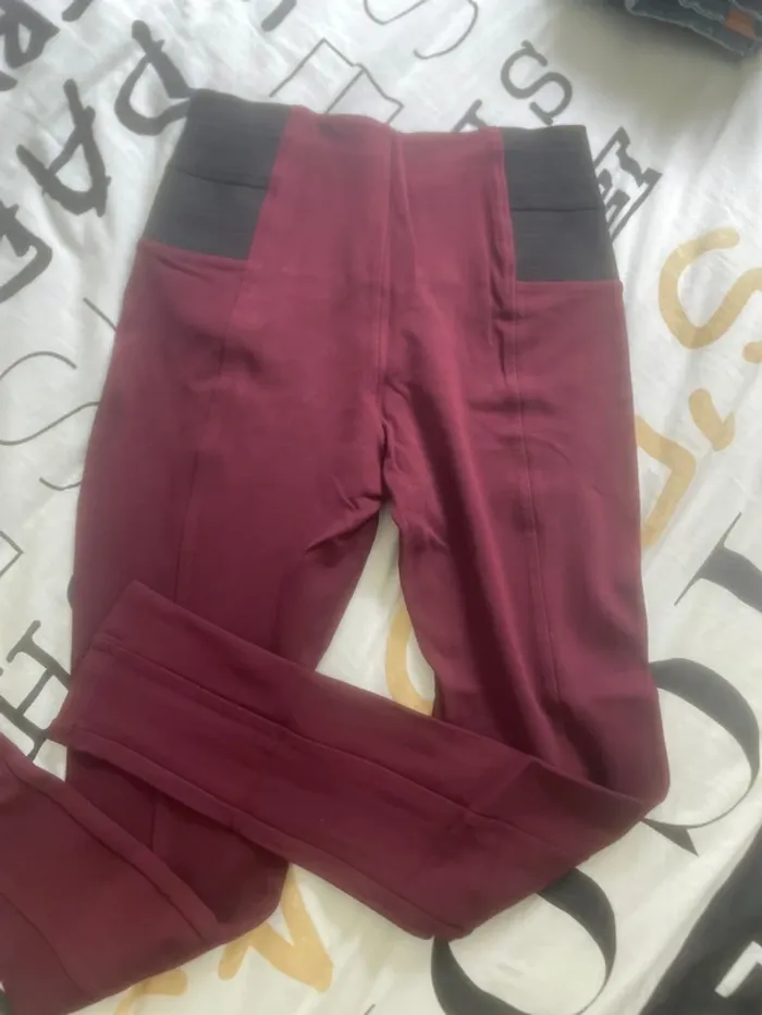 Legging bordeaux - photo numéro 3