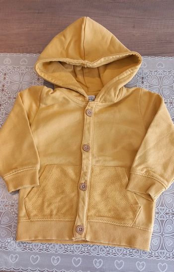 Veste jaune moutarde t18m