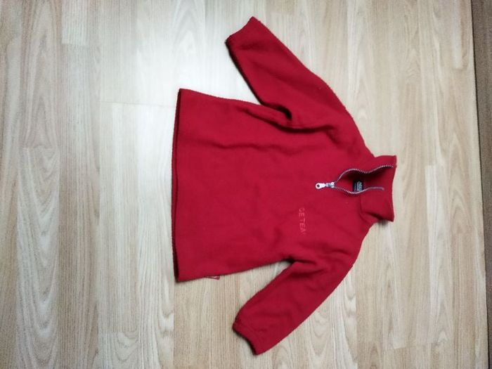 Sweat polaire MASTIC 4 ans rouge