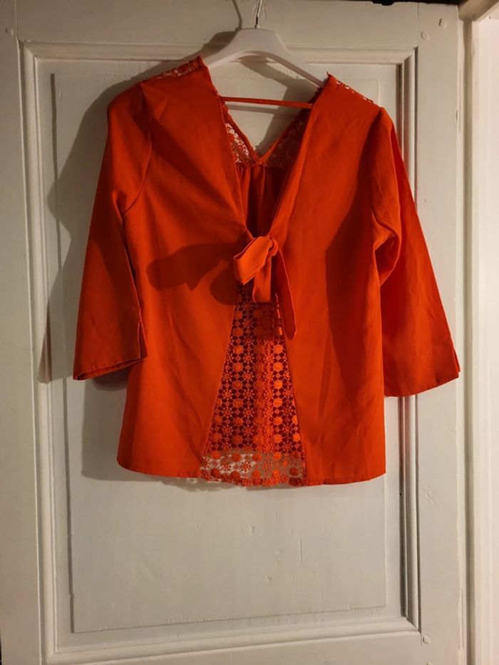 haut orange - photo numéro 3