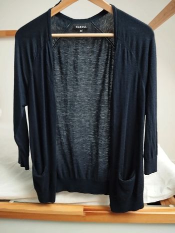 Gilet bleu marine Caroll