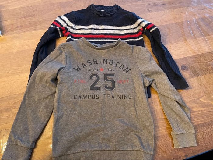 Lot de 2 pulls 8 ans garçon - photo numéro 2