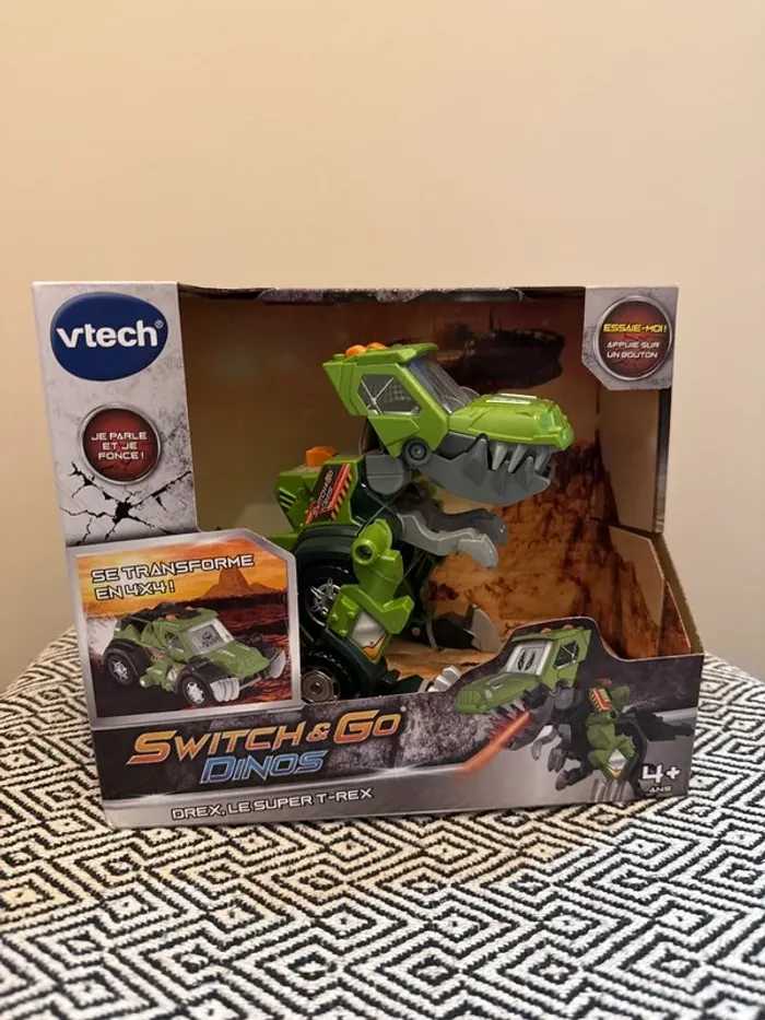 VTech - Switch & Go Dinos, Dinosaure Sonore Drex, Le Super T-Rex