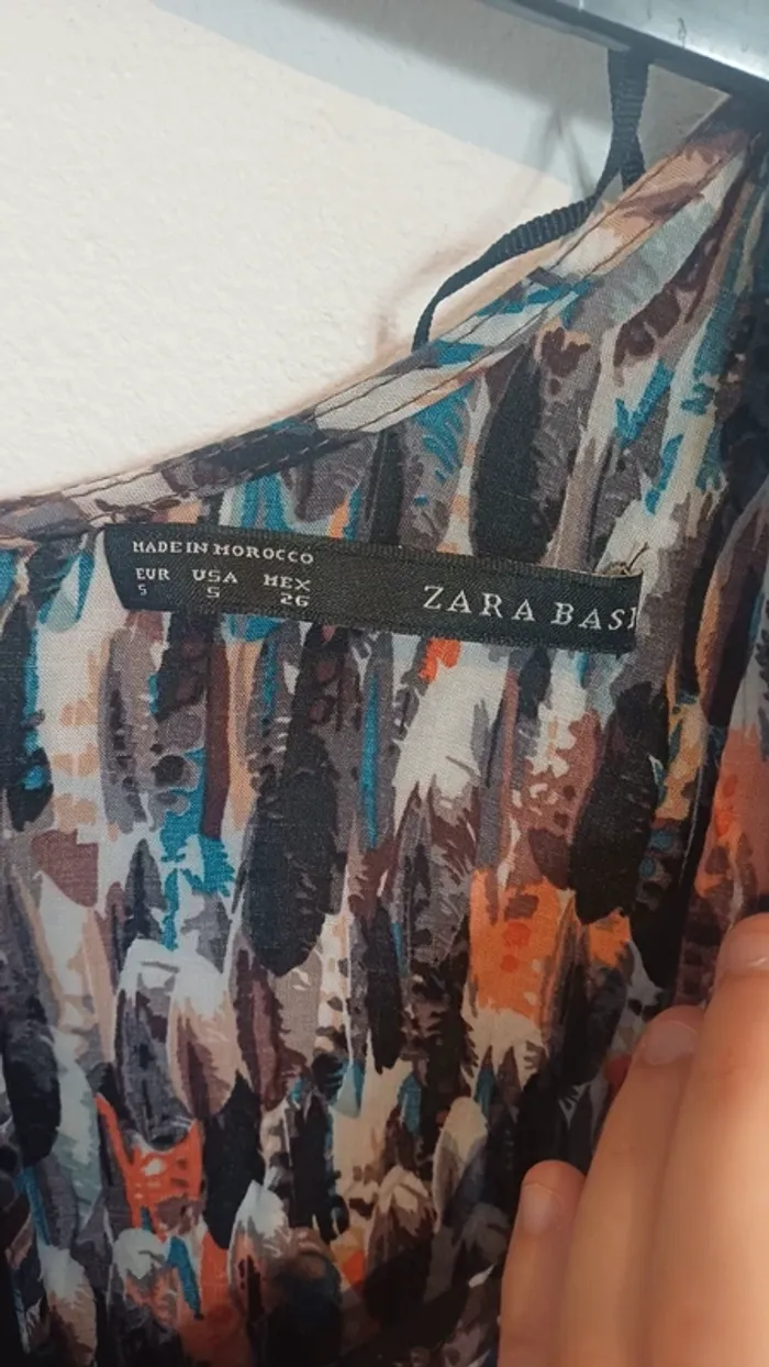 Blouse volant zara - Taille S - photo numéro 5