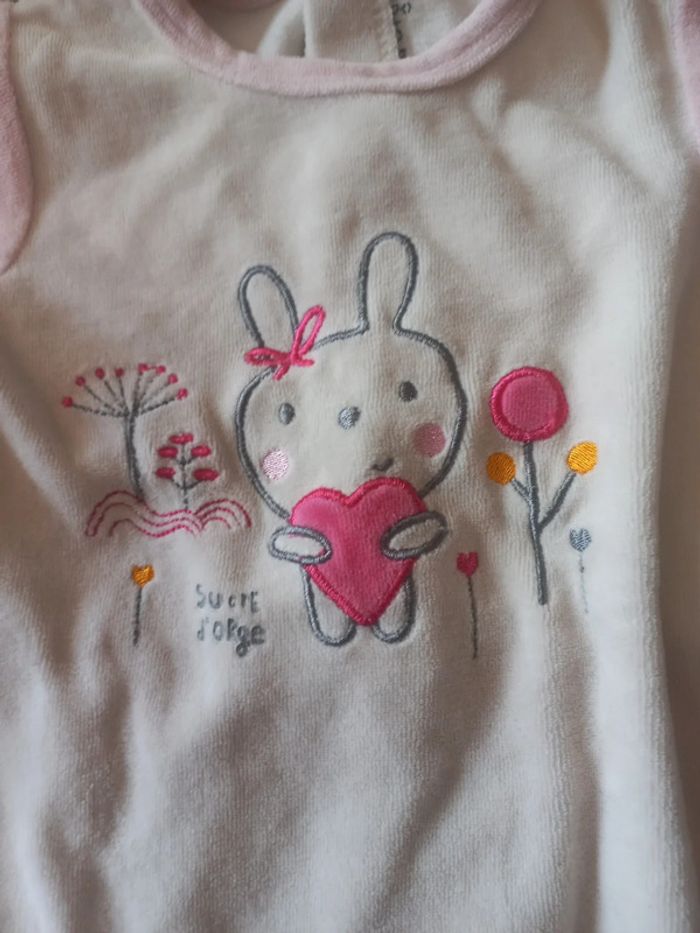 Pyjama lapin 6mois sucre d'orge - photo numéro 3