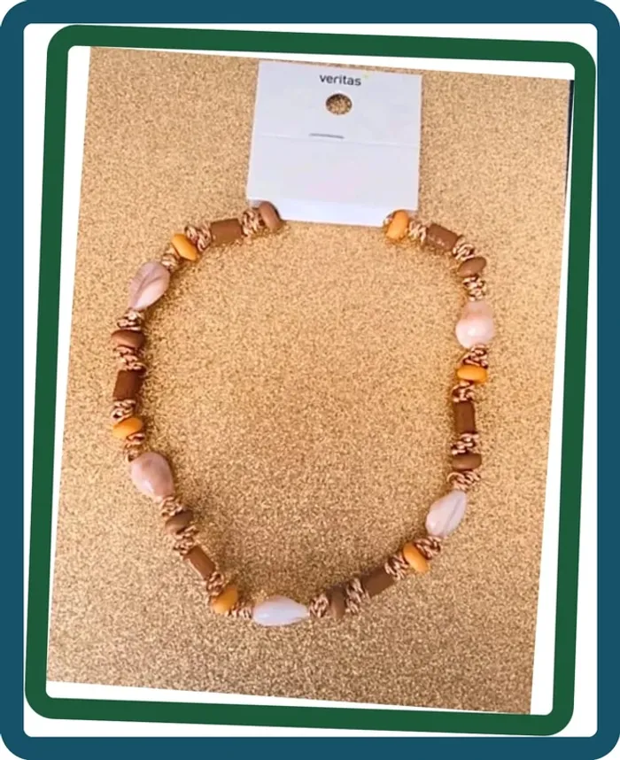 Collier coquillages tour de cou Veritas