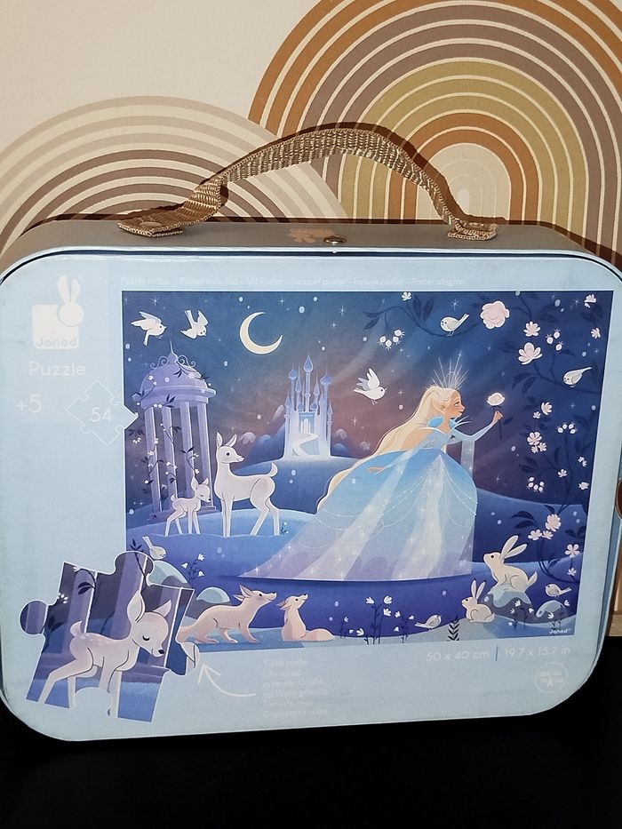🧩. Janod Puzzle La féérie des glaces 54 pièces - photo numéro 3