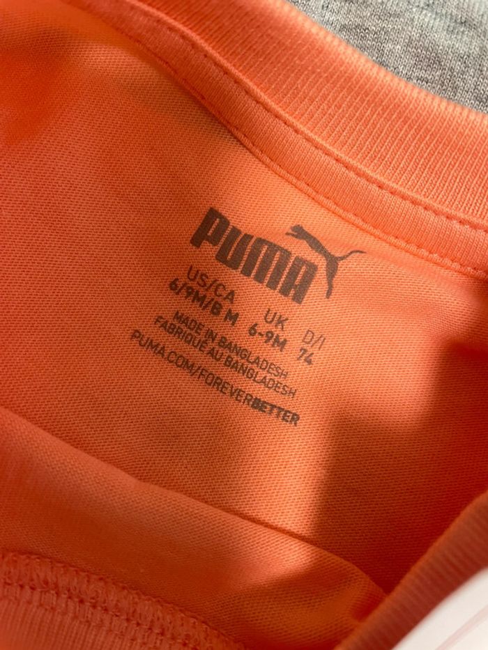 Ensemble short tee shirt mixte #puma#taille 6/9 mois - photo numéro 2