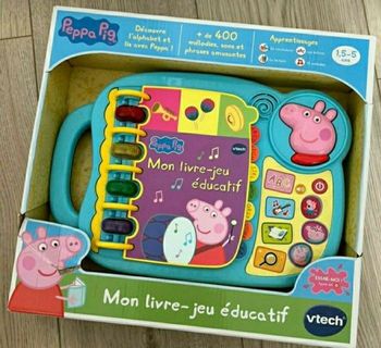 PEPPA PIG INTERACTIF Mon livre jeu  éducatif  VTECH