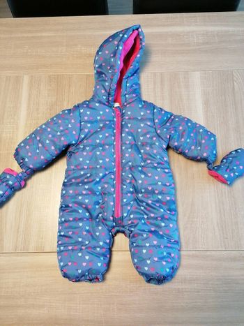 Combinaison de ski fille 6 mois  62 cm