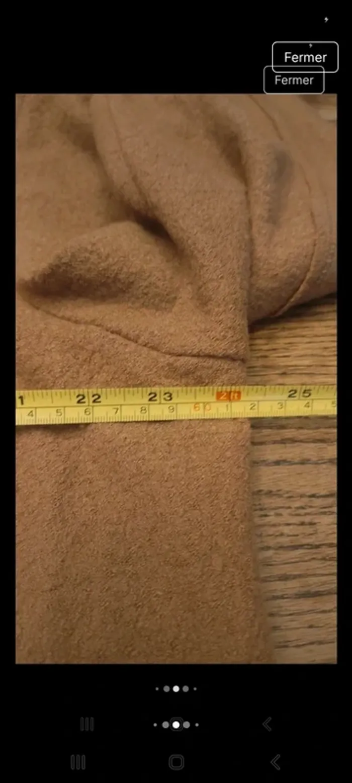 Pardessus Verpass fr/be 48  moutarde - photo numéro 11