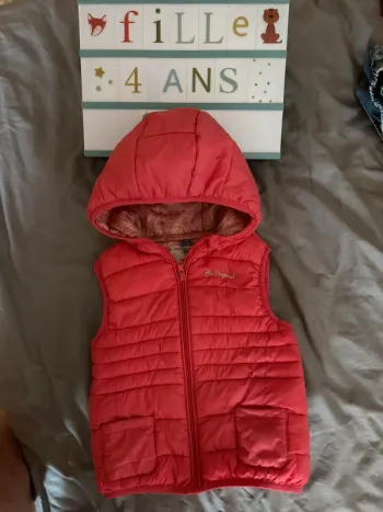 Veste sans manches 4 ans