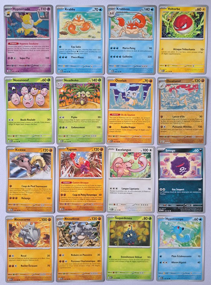 🃏 Collection de 131 cartes Pokémon série EV - 151 de 2024 - photo numéro 7