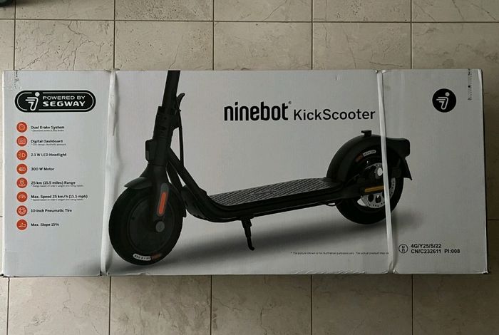 Trottinette électrique Ninebot KickScooter F25I neuve et scellée, moteur 300 W - photo numéro 2