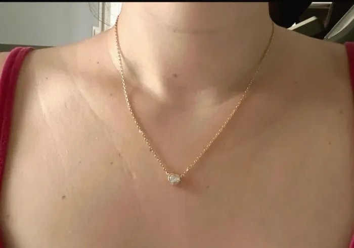 Pendentif/ collier - plaqué or - neuf - la vie en or