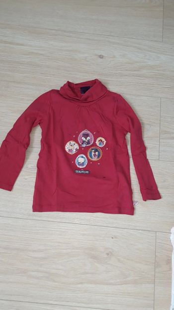 Tee-shirt hiver col roulé sergent-major 3 ans