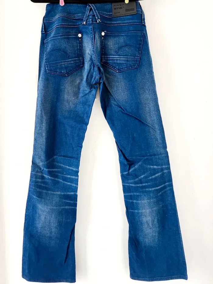 🟦 Jean G-Star Raw Lynn Bootlegs Femme - Taille 34 - photo numéro 2