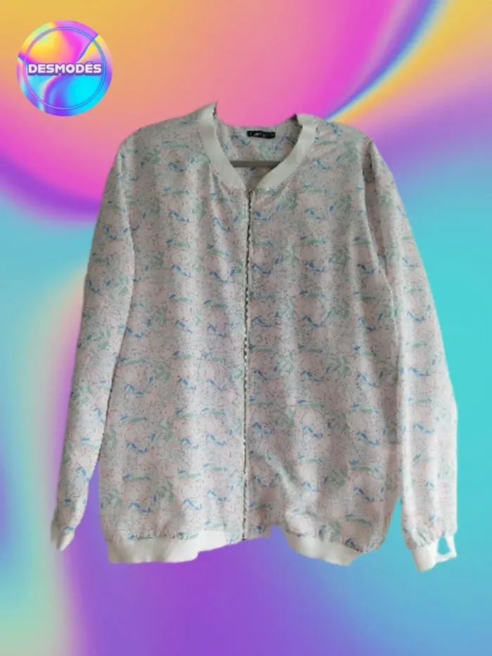 🌸 Bombers blanc et rose lotus InExtenso - Drop Asie 👹