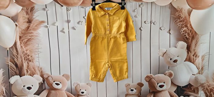 Combinaison Fille Primark 👶 jaune moutarde – 62cm