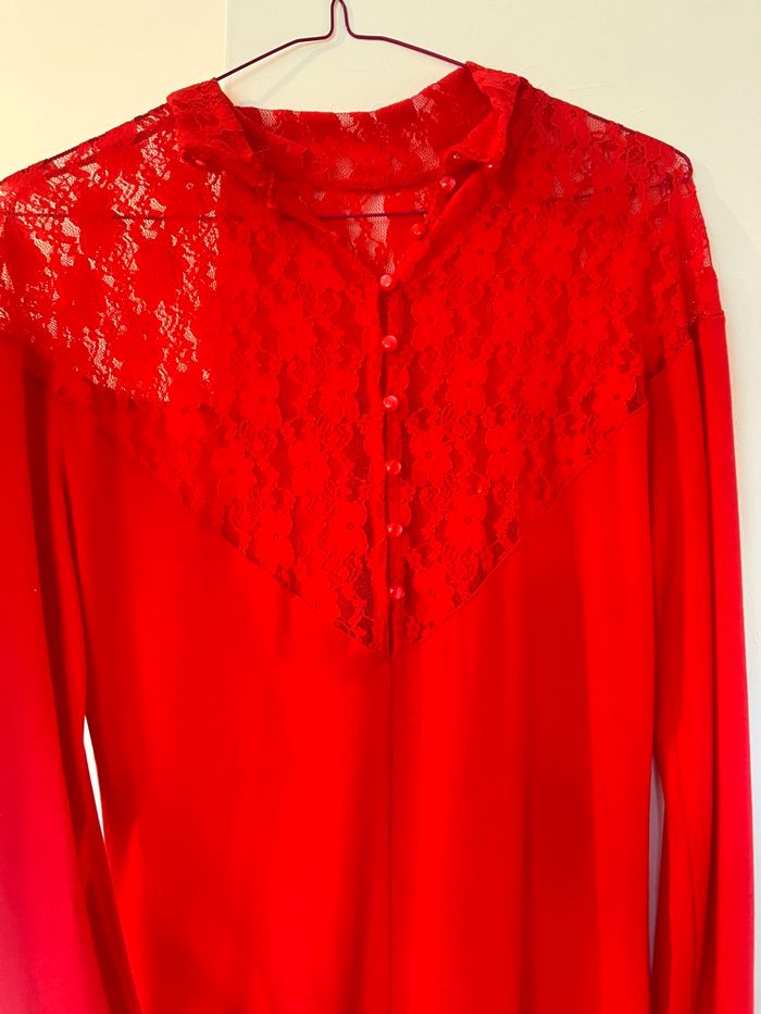 Robe de soirée rouge - photo numéro 4