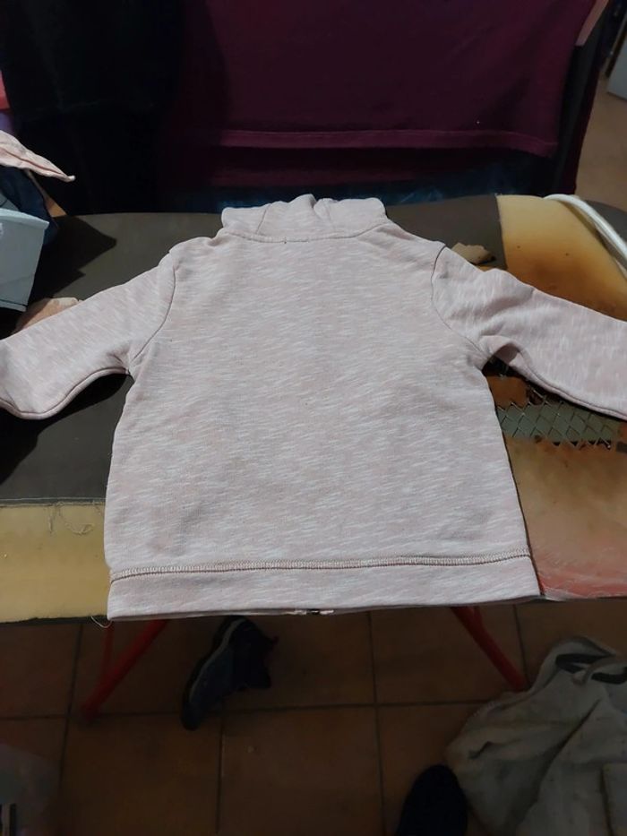 Sweat à capuche gilet zippé Kiabi 5A - photo numéro 8