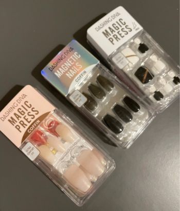 Lot de 3 Magic Press - faux ongles  haut de gamme