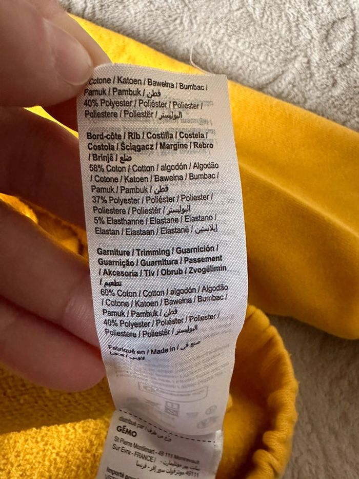 Pull molletonné avec volants imprimée zèbre fille 12 ans Gémo - photo numéro 19