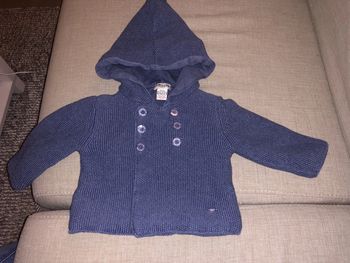 Gilet épais 3 mois bleu Cyrillus