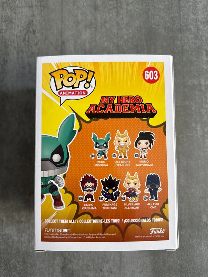 Figurine Funko Pop My Hero Academia 603 Izuku Midoriya Spécial Édition - photo numéro 3