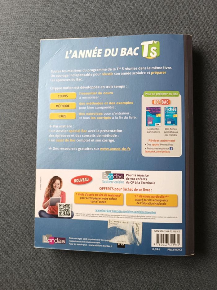 Livre l'année du bac s - photo numéro 3