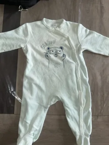 Pyjama 1 pièce velours