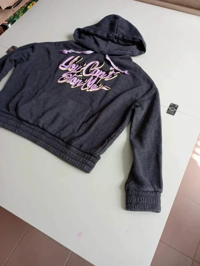 Pull à capuche Jennyfer taille l - photo numéro 3