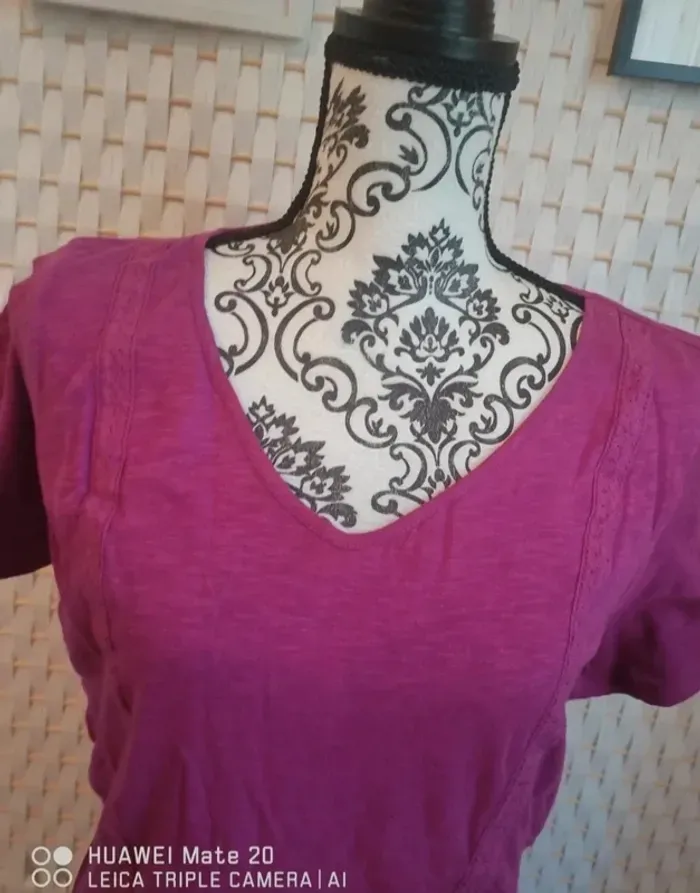 💕joli top fuchsia femme TL/ 40 darjeeling 💕 - photo numéro 3