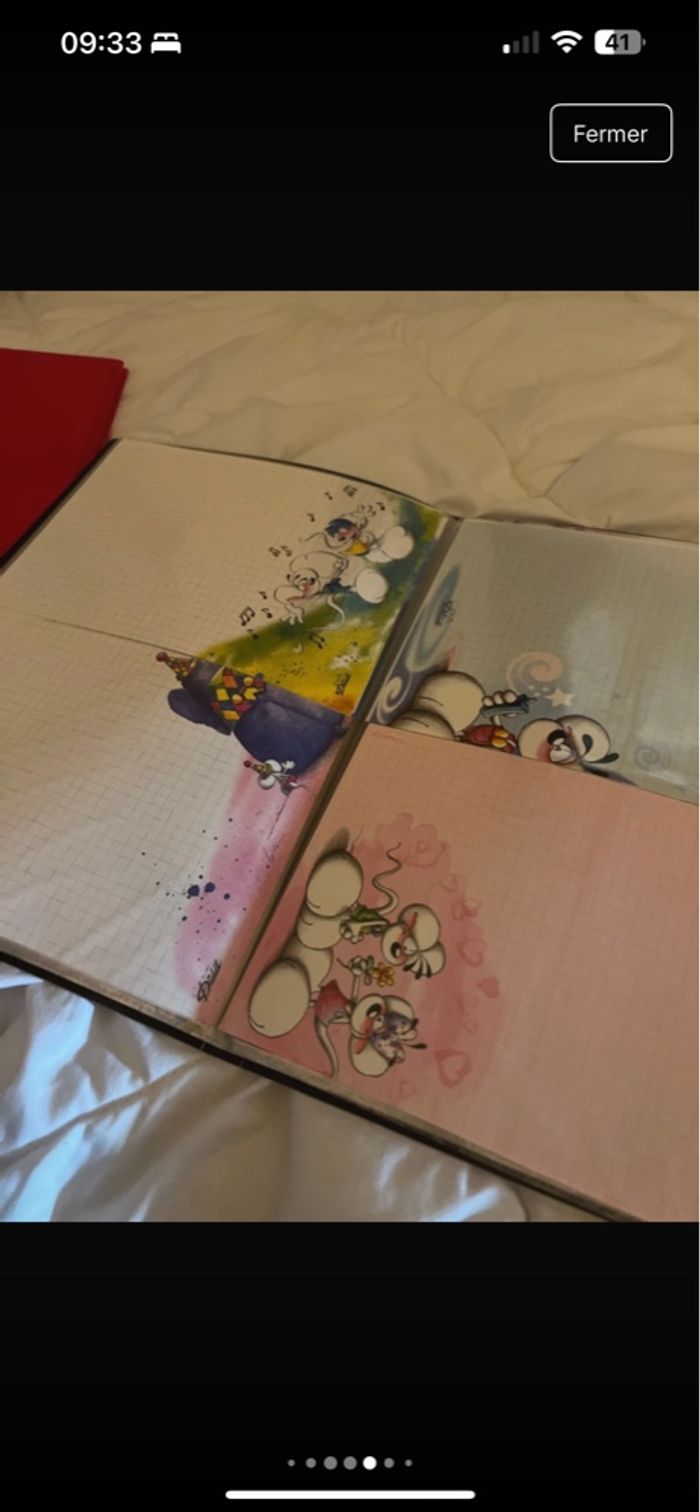 Porte-vue 73 feuilles Diddl 🐭🖤 - photo numéro 8