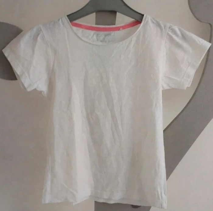 Tee-shirt manches courtes blanc Orchestra taille 8 ans