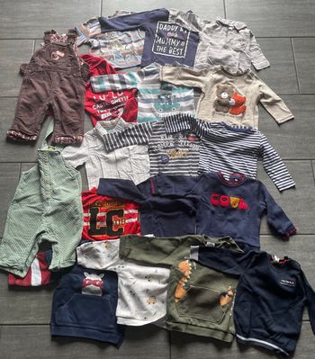 Lot vêtements taille 12 mois garçon